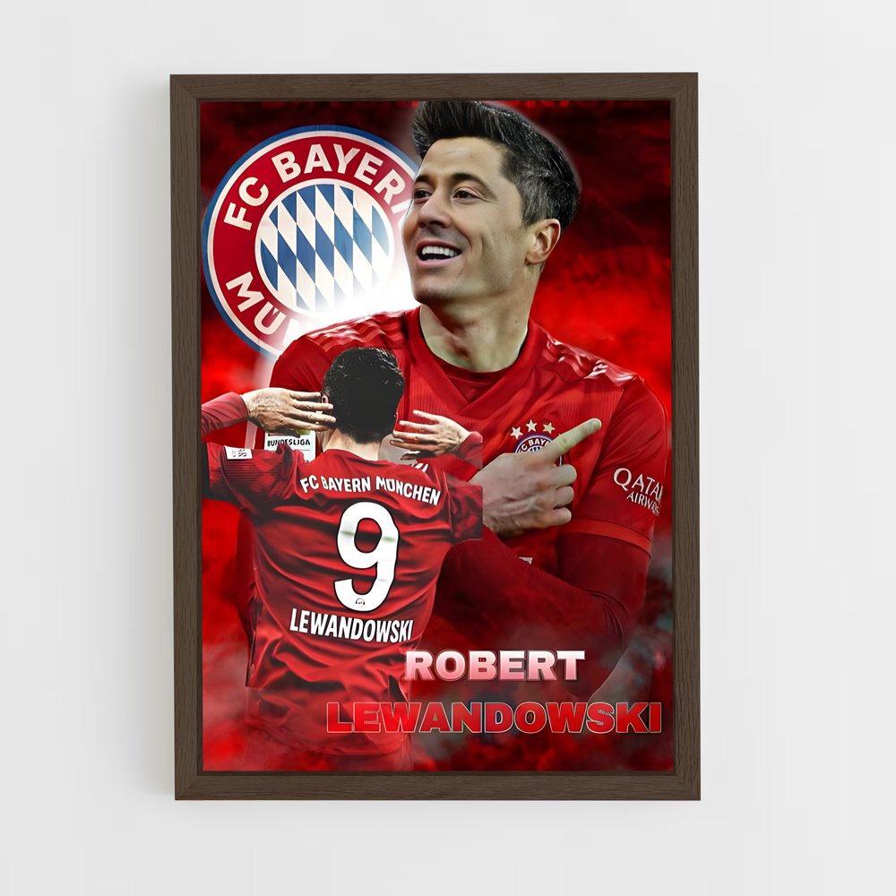 Poster Robert de lewandowski (vue 5)